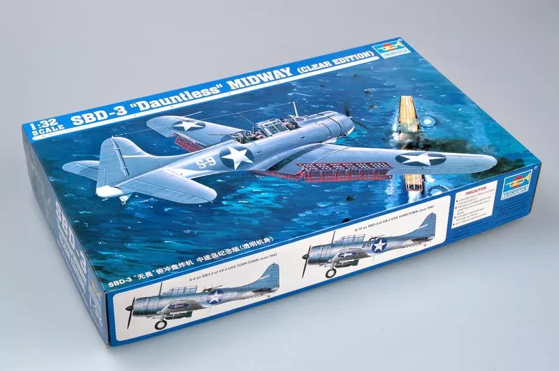Trumpeter Scale Models 2244 1/32 US Navy SBD-3 Dauntless Midway Clear Edition Model Kit