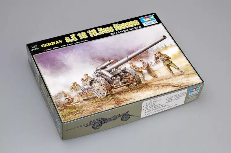 Trumpeter Scale Models 2305 1/35 German s.K 18 10.5cm Kanone Model Kit