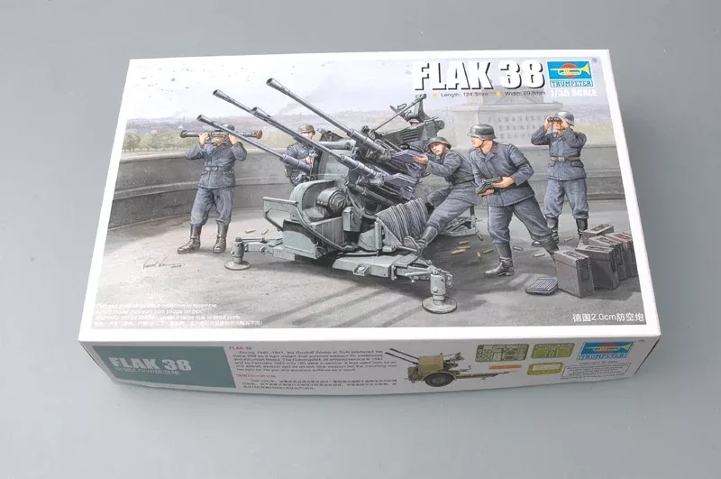 Trumpeter Scale Models 2309 1/35 German 2cm Flak 38 Gun Model Kit