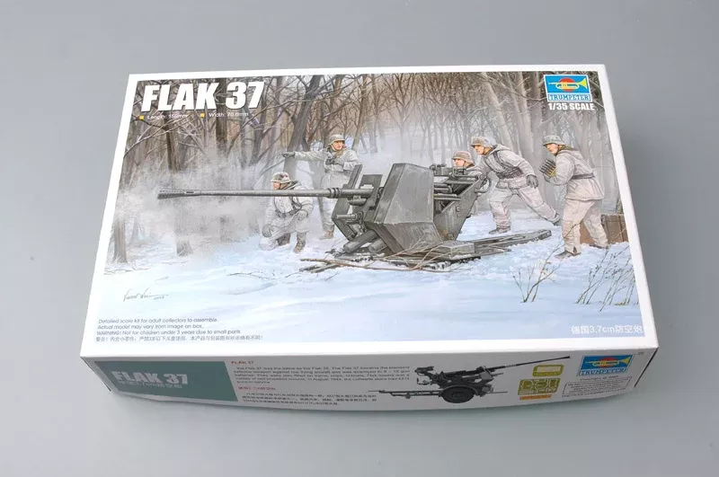 Trumpeter Scale Models 2310 1/35 German 3.7cm Flak 37 Gun Model Kit