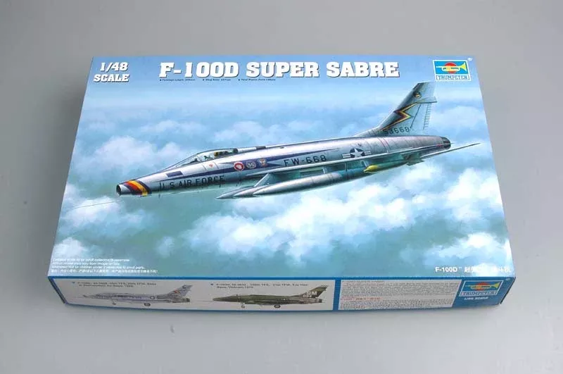 Trumpeter Scale Models 2839 1/48 F-100D Super Sabre Fighter Model Kit