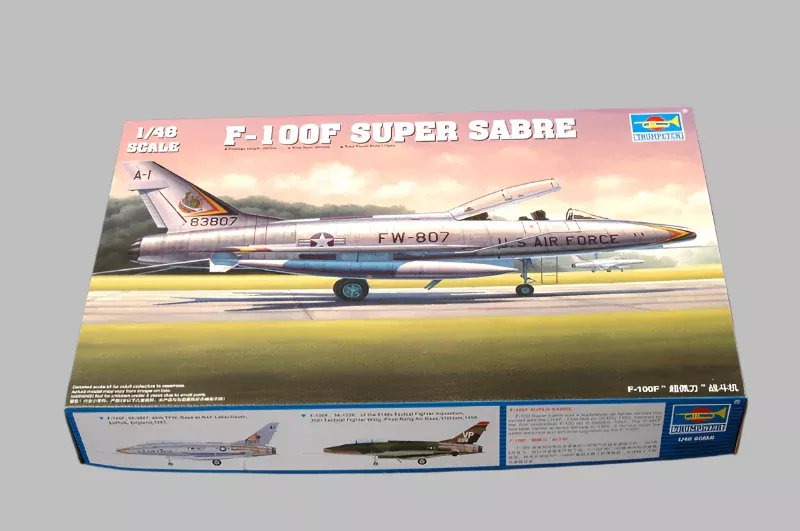 Trumpeter Scale Models 2840 1/48 F-100F Super Sabre Fighter Model Kit