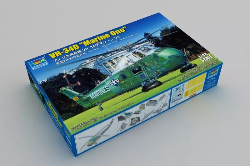 Trumpeter Scale Models 2885 1/48 VH-34D Marine One Helicopter Model Kit