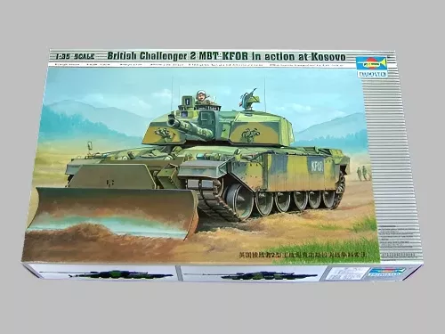 Trumpeter Scale Models 345 1/35 British Challenger II Kosovo Model Tank Kit