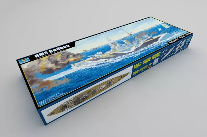 Trumpeter Scale Models 3709 1/200 HMS Rodney British Battleship Model Kit