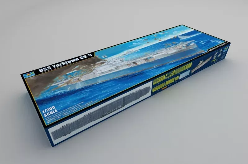 Trumpeter Scale Models 3711 1/200 USS Yorktown CV5 Aircraft Carrier Model Ship Kit