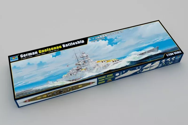 Trumpeter Scale Models 3714 1/200 German Battleship Gneisenau Model Kit