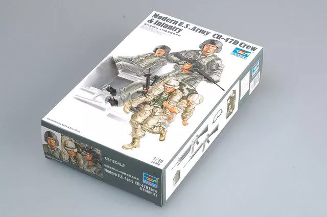 Trumpeter Scale Models 415 1/35 CH-47D Helicopter Crew Modern US Army Set Model Kit