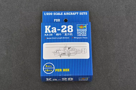 Trumpeter Scale Models 4202 1/200 Ka-28 Helix Helicopter Set Model Kit