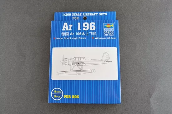 Trumpeter Scale Models 4203 1/200 Arado AR196 Seaplane Set Model Kit