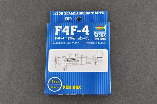 Trumpeter Scale Models 4205 1/200 F4F-4 Wildcat Fighter Set Model Kit