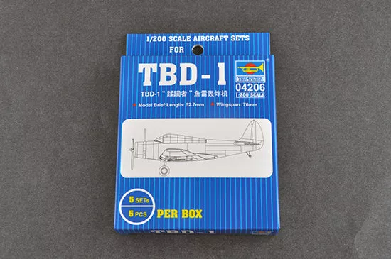 Trumpeter Scale Models 4206 1/200 TBD-1 Devastator Aircraft Set Model Kit