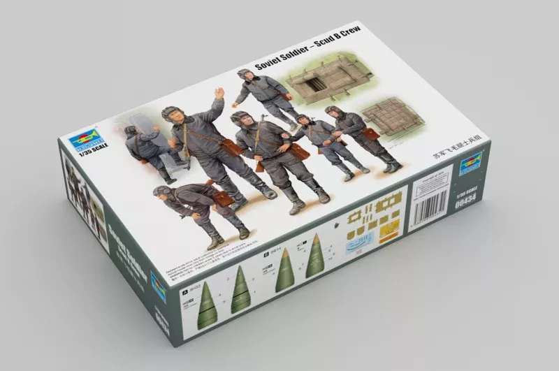 Trumpeter Scale Models 434 1/35 Soviet Soldiers - Scud B Crew Set Model Kit