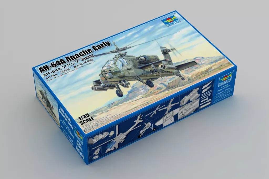 Trumpeter Scale Models 5114 1/35 AH-64A Apache Early Attack Helicopter Model Kit