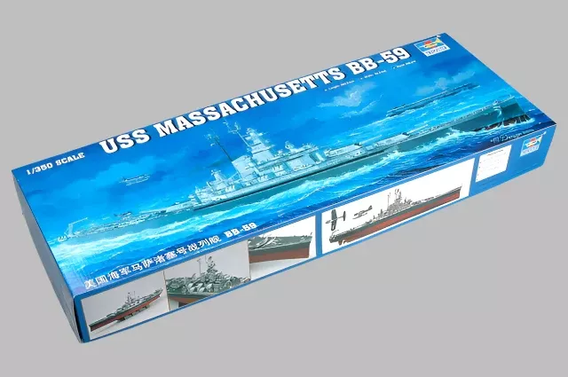 Trumpeter Scale Models 5306 1/350 USS Massachusetts BB59 Battleship Model Kit