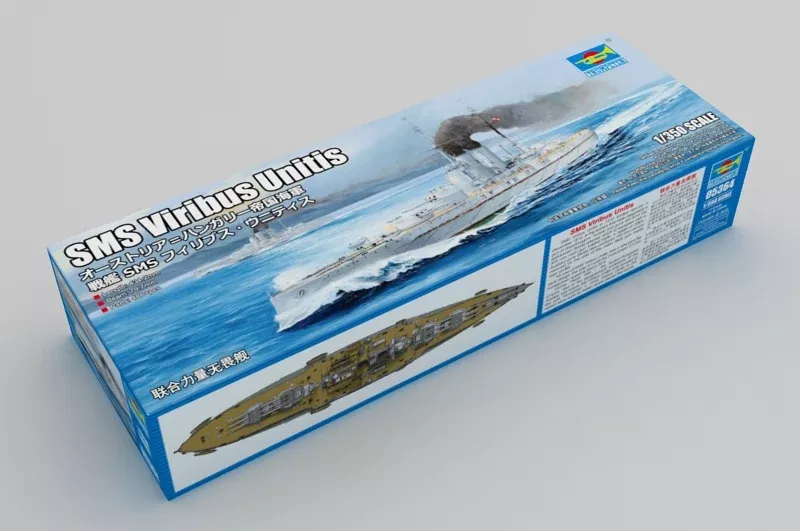 Trumpeter Scale Models 5364 1/350 SMS Viribus Unitis Austro-Hungarian Battleship Model Kit