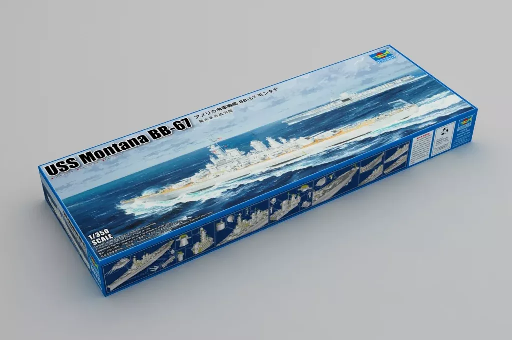 Trumpeter Scale Models 5372 1/350 USS Montana BB67 Battleship Model Kit