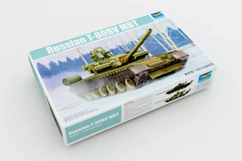 Trumpeter Scale Models 5566 1/35 Russian T-80BV Main Battle Tank Model Kit