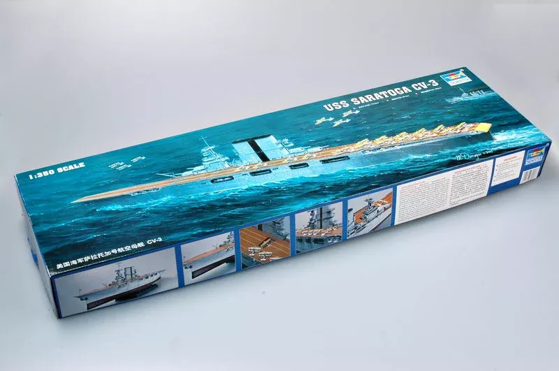 Trumpeter Scale Models 5607 1/350 USS Saratoga CV3 Aircraft Carrier Model Kit