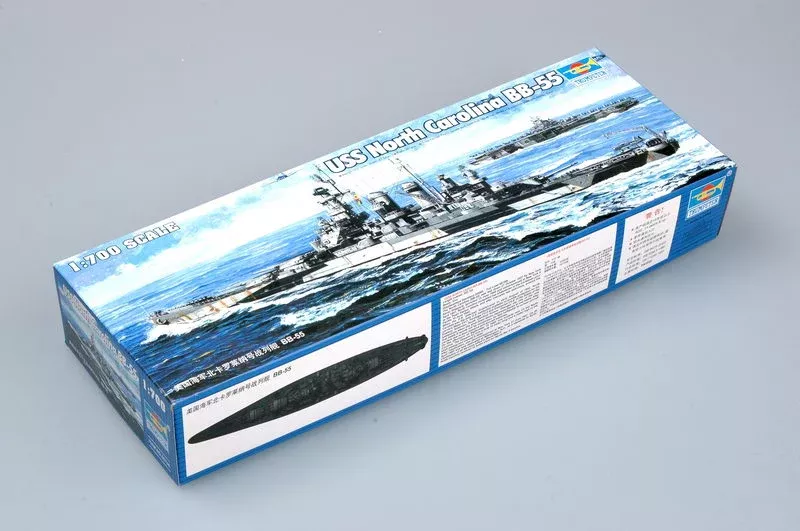 Trumpeter Scale Models 5734 1/700 USS North Carolina BB55 Battleship Model Kit