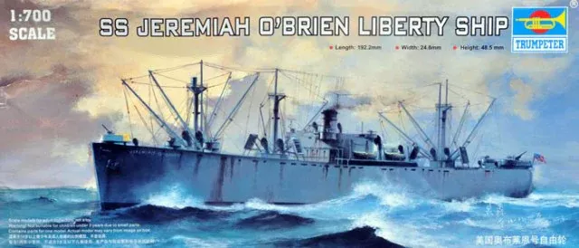 Trumpeter Scale Models 5755 1/700 SS Jeremiah O'Brien Liberty Ship Model Kit