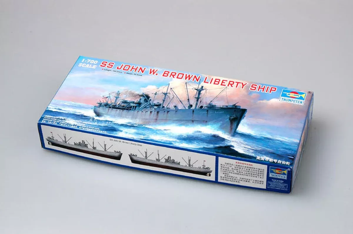 Trumpeter Scale Models 5756 1/700 SS John W. Brown Liberty Ship Model Kit