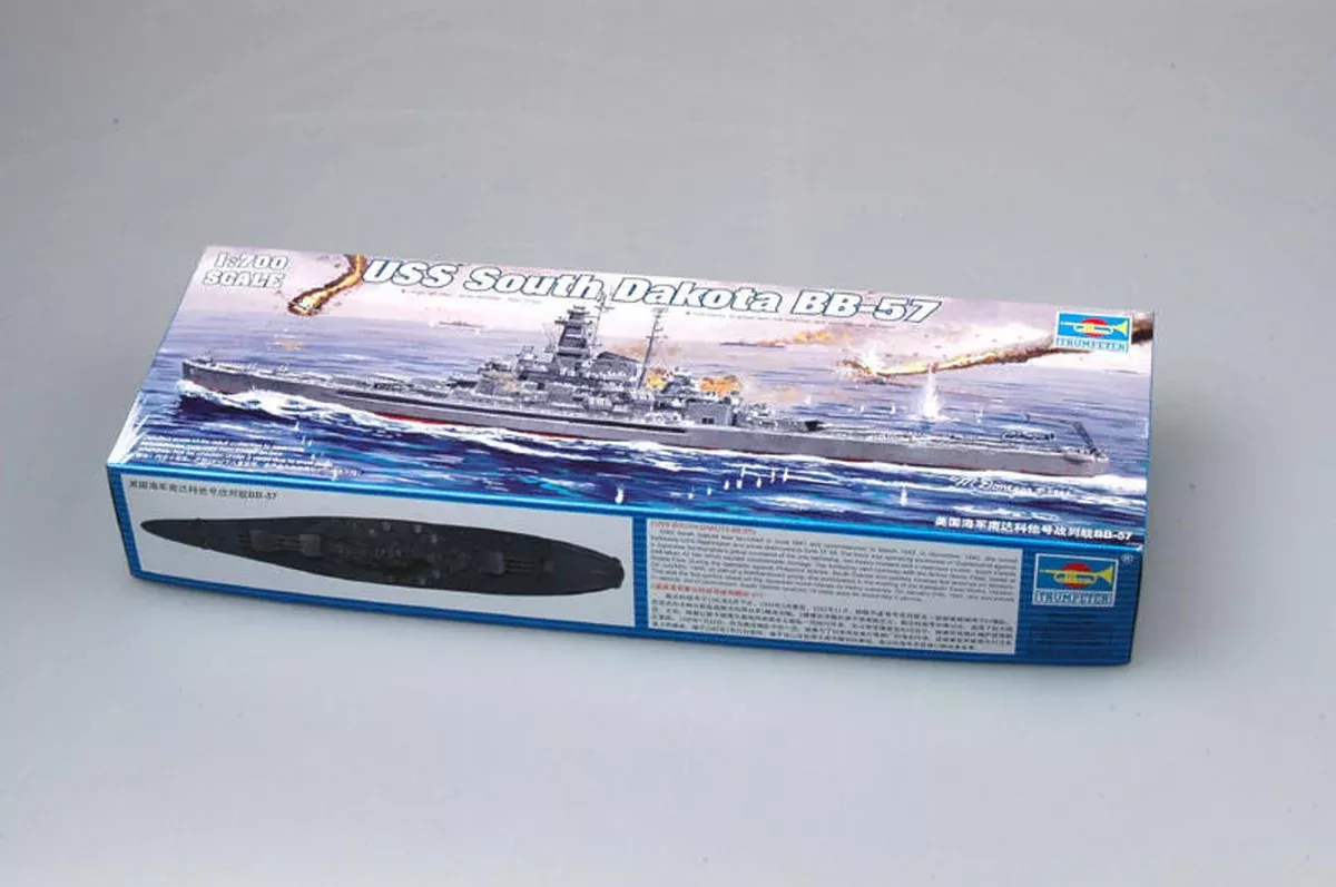 Trumpeter Scale Models 5760 1/700 USS South Dakota BB57 1945 Model Kit