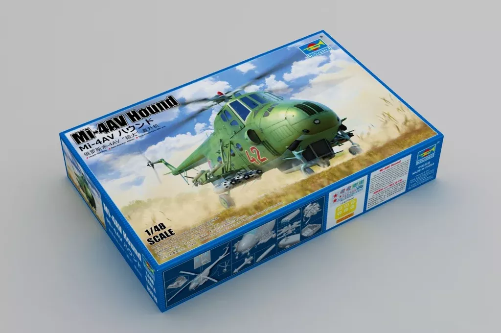 Trumpeter Scale Models 5818 1/48 Mi4AV Hound Helicopter Model Kit