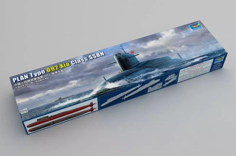 Trumpeter Scale Models 5910 1/144 PLA Chinese Navy 092 Xia Class Submarine Model Kit
