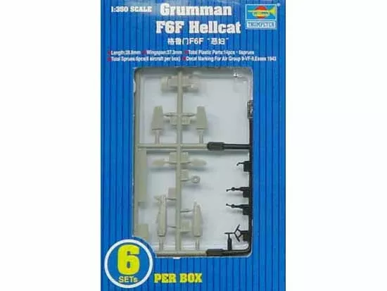 Trumpeter Scale Models 6210 1/350 F-6F Hellcat Aircraft Set Model Kit
