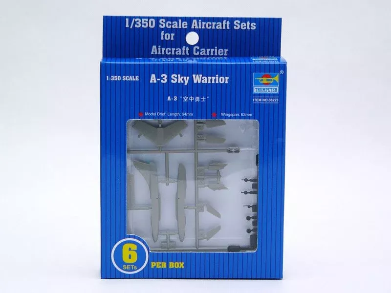 Trumpeter Scale Models 6223 1/350 A-3D Skywarrior Aircraft Set Model Kit