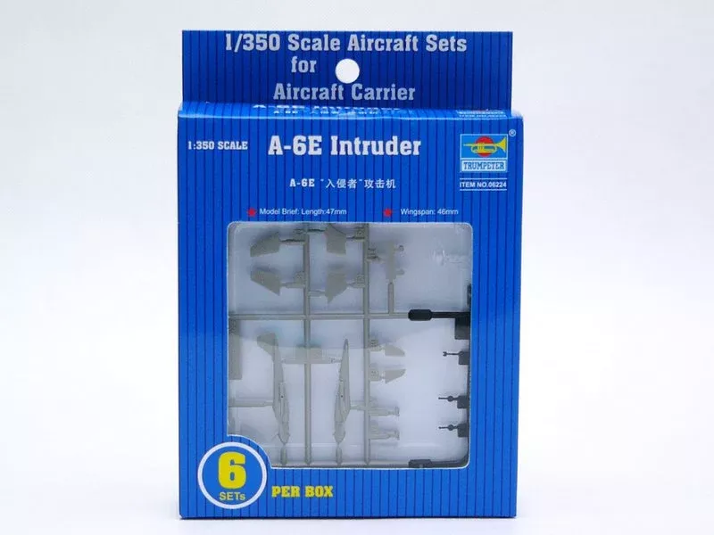 Trumpeter Scale Models 6224 1/350 A-6E Intruder Aircraft Set Model Kit