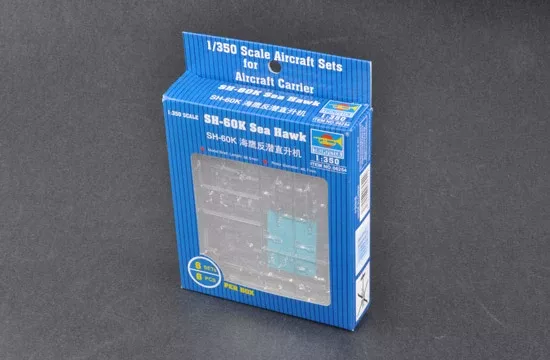 Trumpeter Scale Models 6254 1/350 SH-60K Seahawk Helicopter Set Model Kit