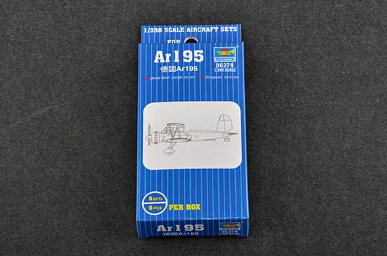 Trumpeter Scale Models 6278 1/350 Arado AR 195 Set Model Aircraft Kit