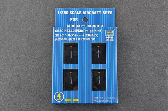 Trumpeter Scale Models 6407 1/350 SB2C Helldiver Set Model Aircraft Kit