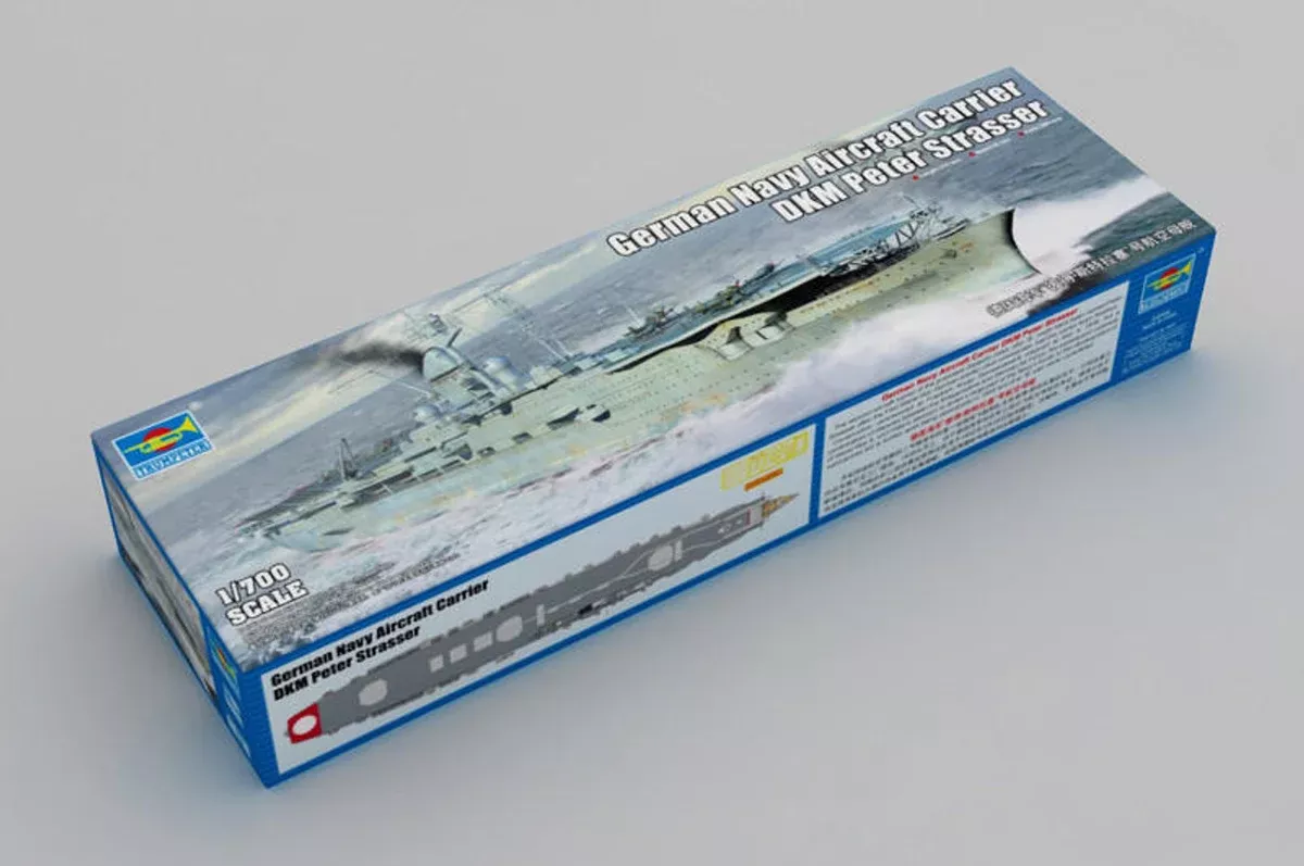 Trumpeter Scale Models 6710 1/700 German DKM Peter Strasser Aircraft Carrier Model Kit