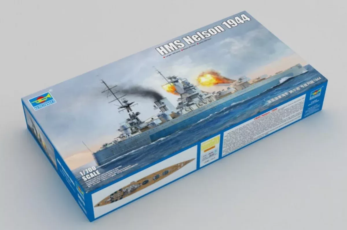 Trumpeter Scale Models 6717 1/700 HMS Nelson British Battleship Model Kit