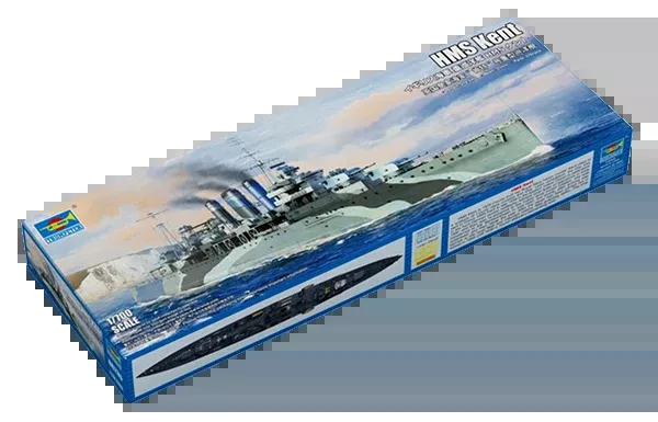 Trumpeter Scale Models 6735 1/700 HMS Kent British Heavy Cruiser Model Ship Kit