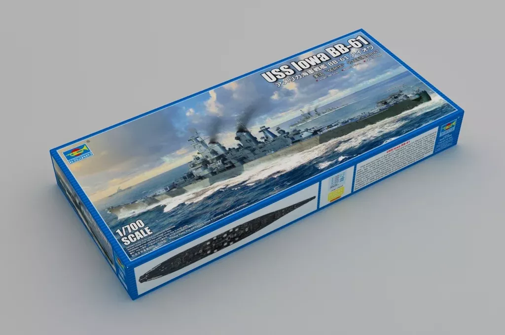 Trumpeter Scale Models 6749 1/700 USS Iowa BB61 Battleship Model Ship Kit