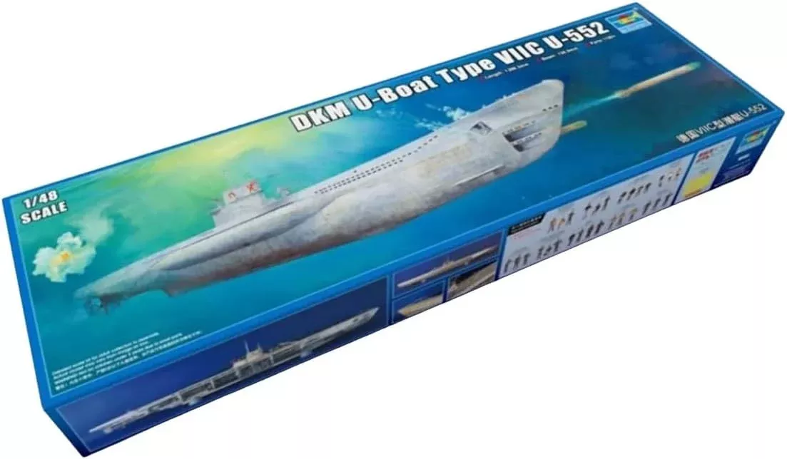 Trumpeter Scale Models 6801 German DKM U-552 U-Boat 1:48