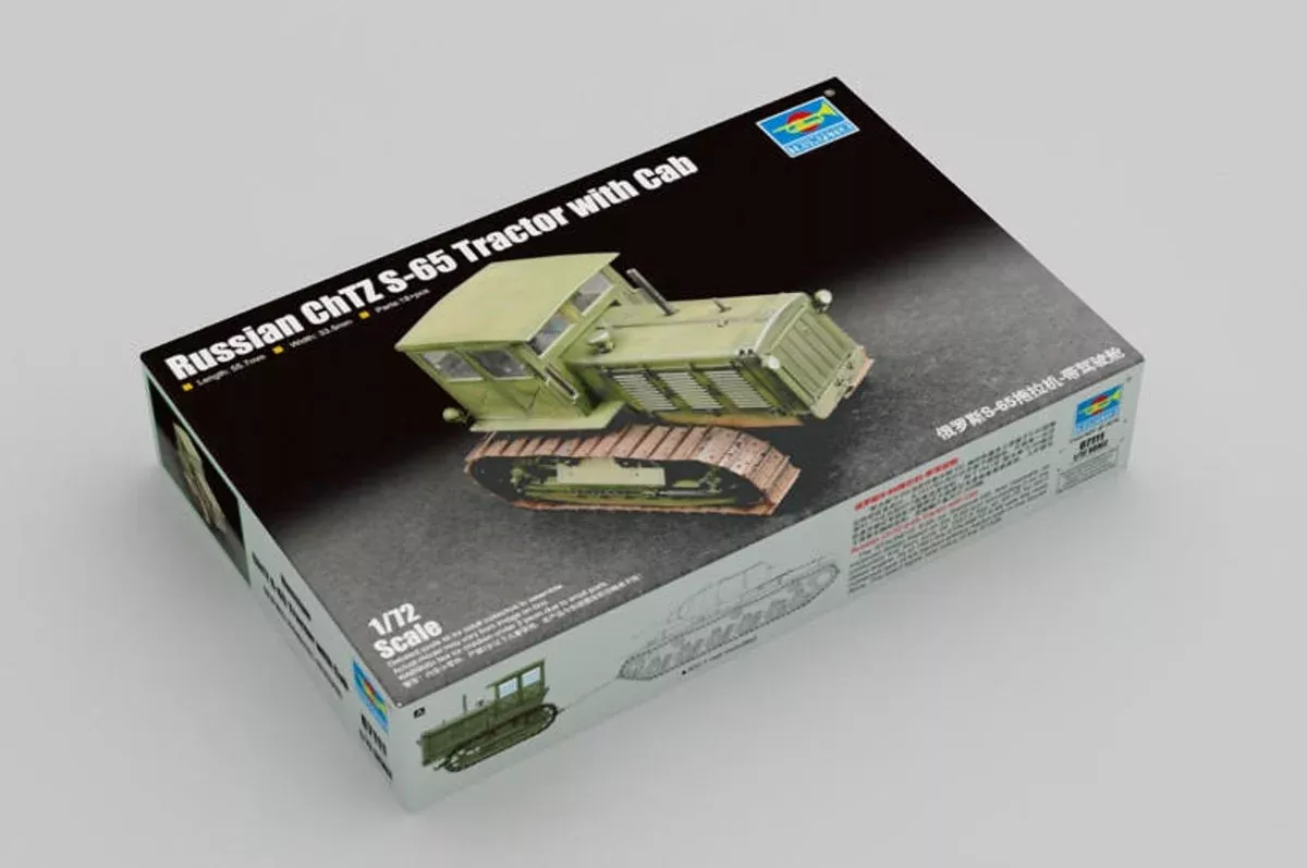 Trumpeter Scale Models 7111 1/72 Russian ChTZ S-65 Tractor with Cab Model Kit