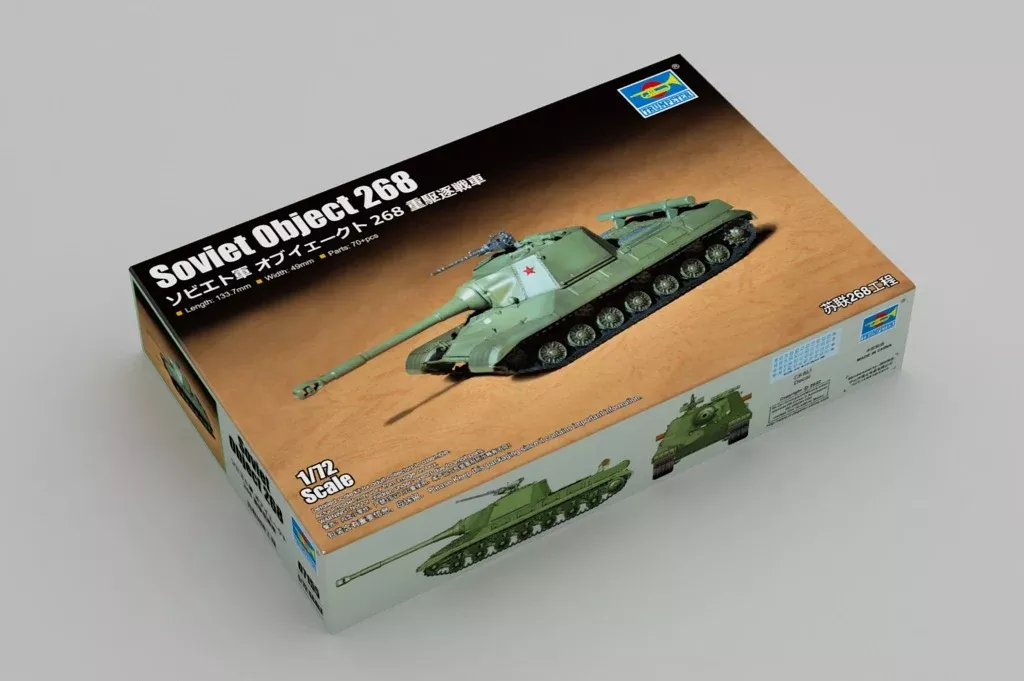 Trumpeter Scale Models 7155 1/72 Soviet Object 268 Tank Model Kit