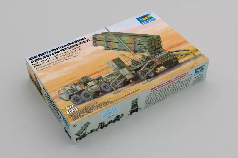 Trumpeter Scale Models 7157 1/72 M983 HEMTT Tractor & M901 Launcher Model Kit