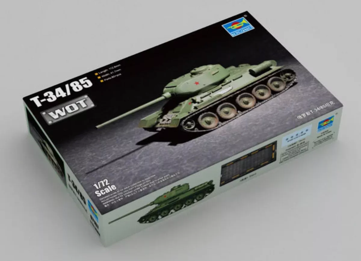 Trumpeter Scale Models 7167 1/72 T-34/85 Soviet Tank Model Kit