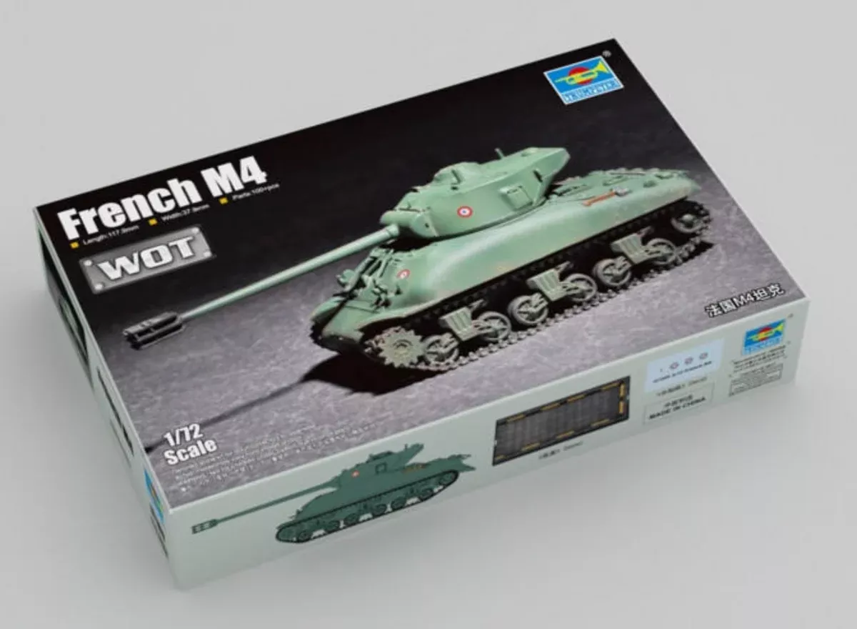 Trumpeter Scale Models 7169 1/72 French M4 Tank Model Kit