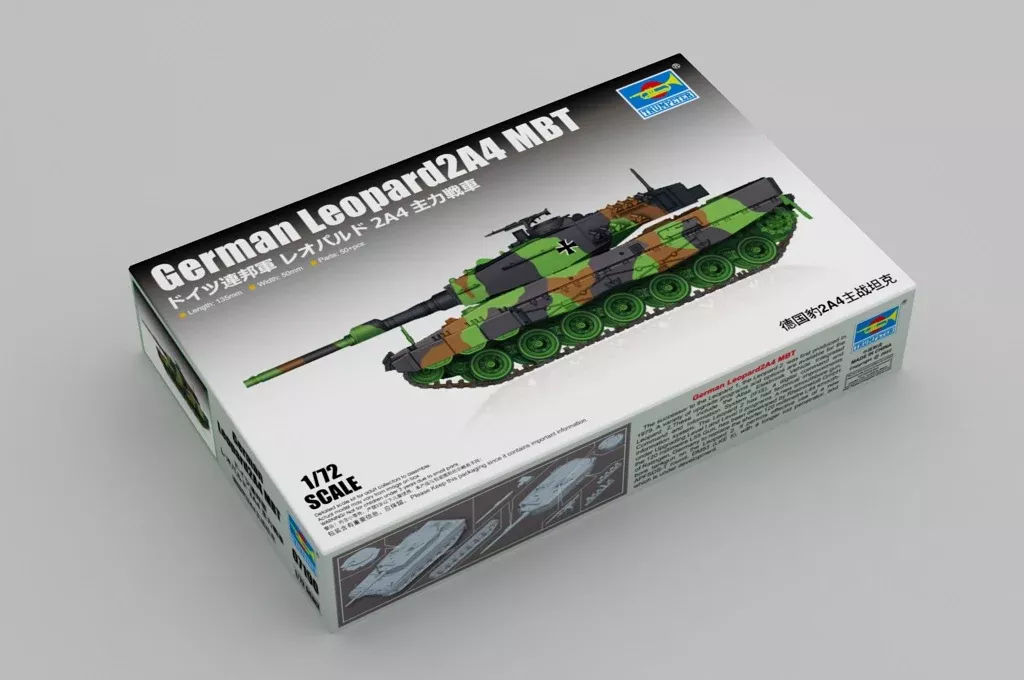 Trumpeter Scale Models 7190 1/72 German Leopard 2A4 MBT Model Tank Kit