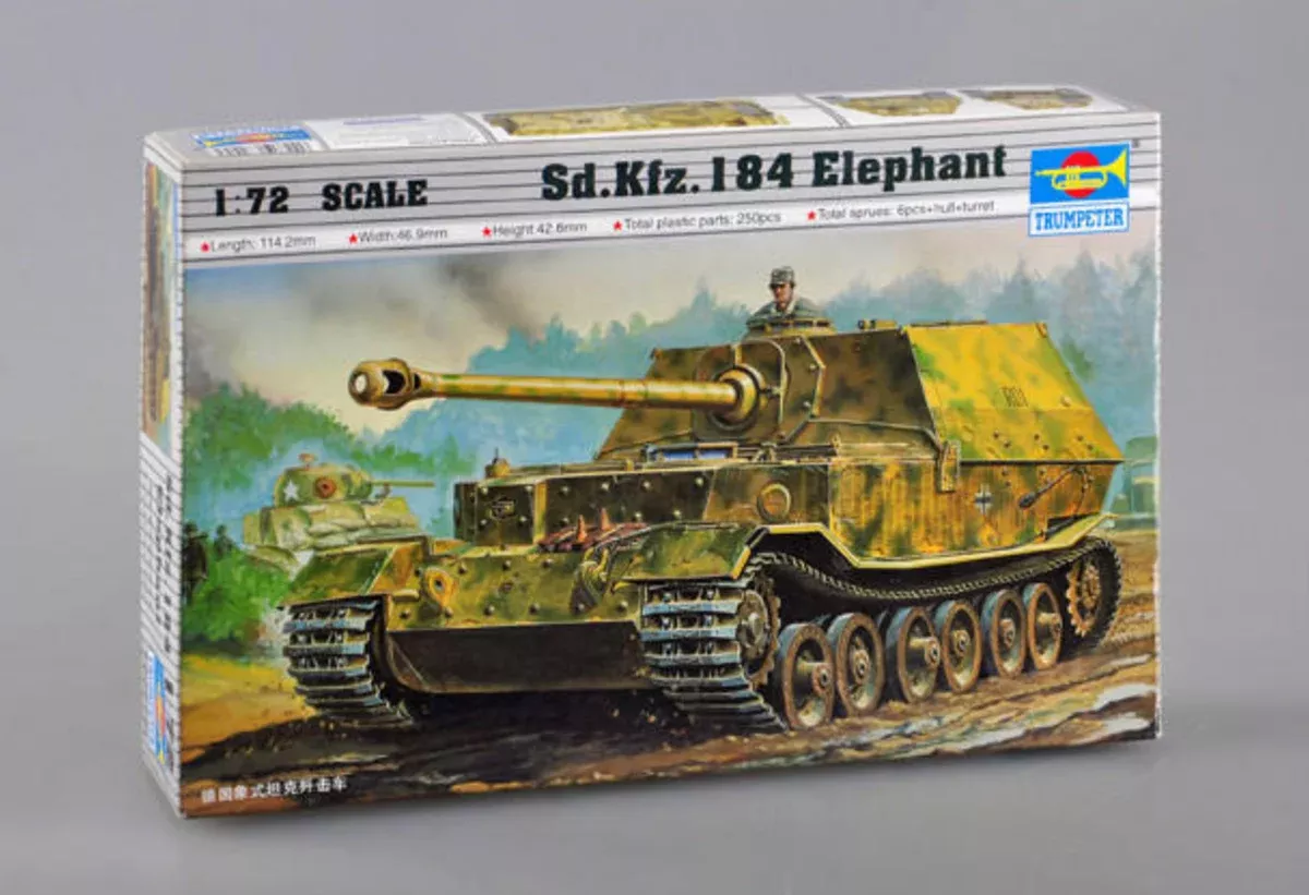 Trumpeter Scale Models 7204 1/72 Sd.Kfz.184 ELEPHANT Model Kit