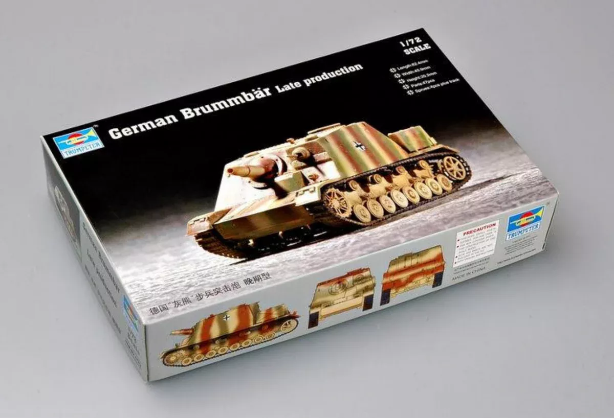 Trumpeter Scale Models 7212 1/72 BRUMMBAR Late Production Model Kit