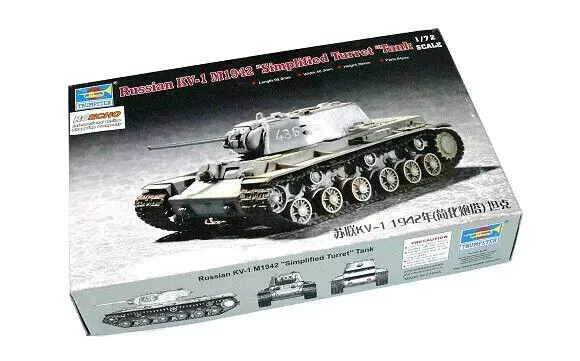 Trumpeter Scale Models 7234 1/72 Russian KV-1 Tank 1942 Model Kit