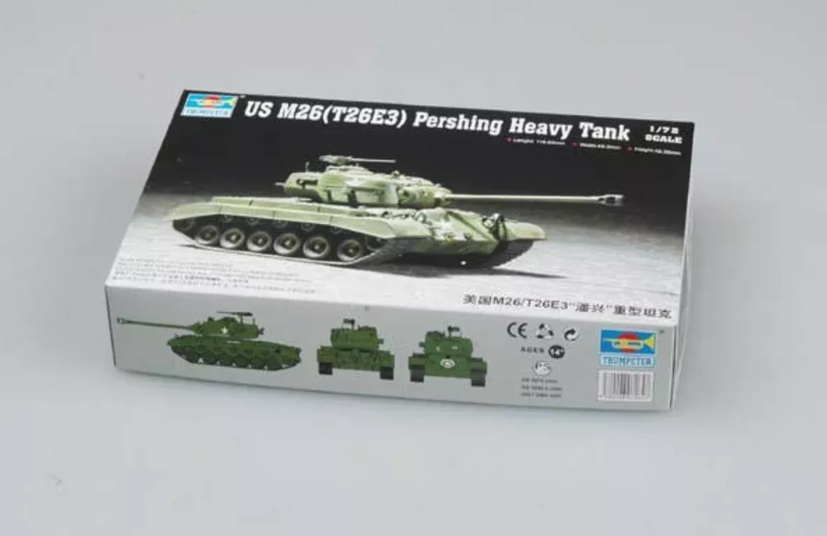 Trumpeter Scale Models 7264 1/72 US M26 Pershing Heavy Tank Model Kit